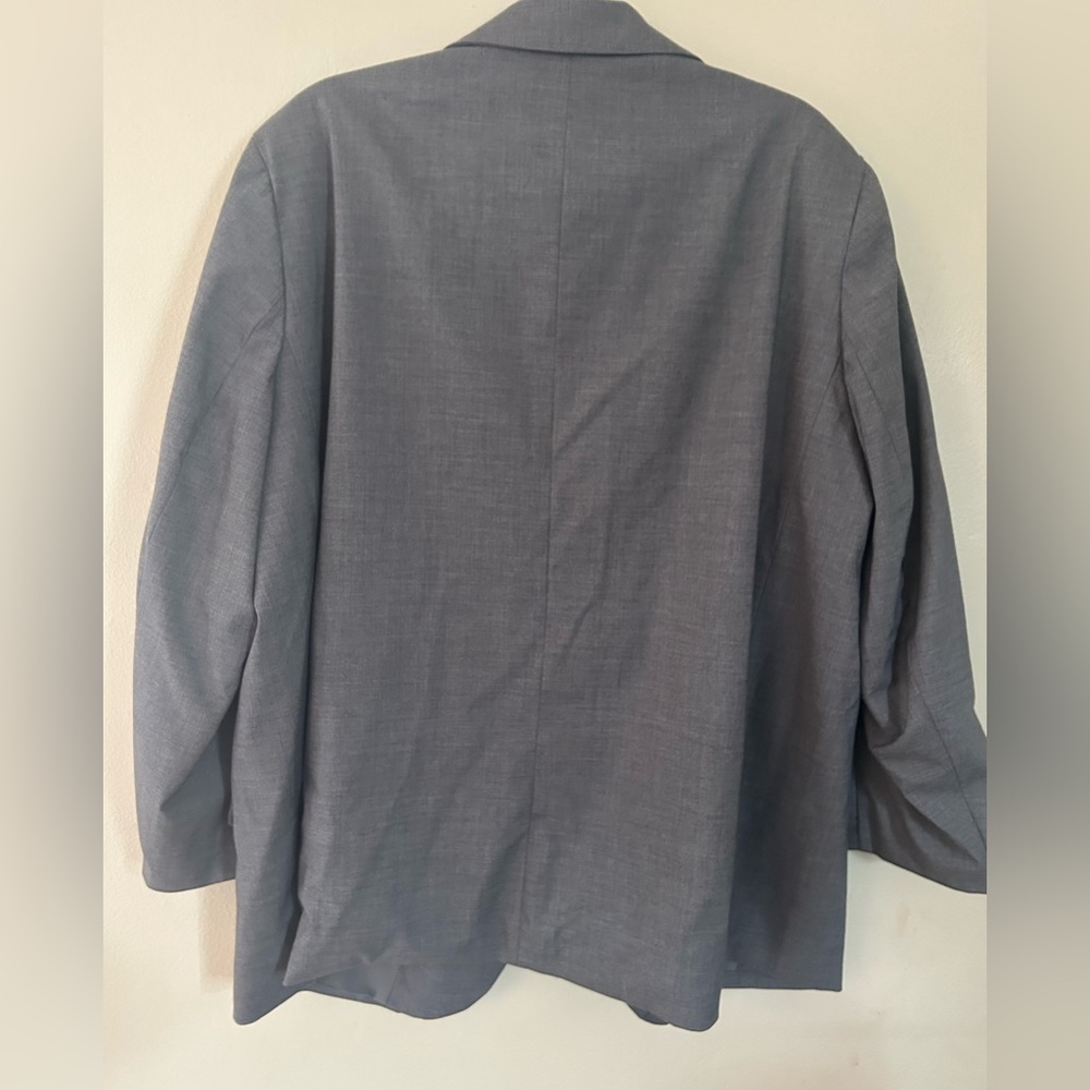 Plus size grey blazer